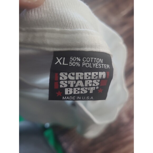 Vtg The Hackers Single Stitch band tee  shirt Screen Stars - Picture 6 of 10